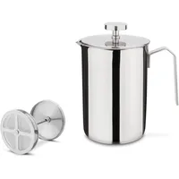 Weis Aufschäumbecher Premium 1l Edelstahl/silber