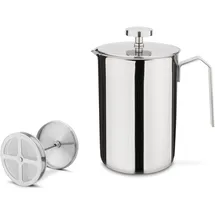 Weis Aufschäumbecher Premium 1l Edelstahl/silber