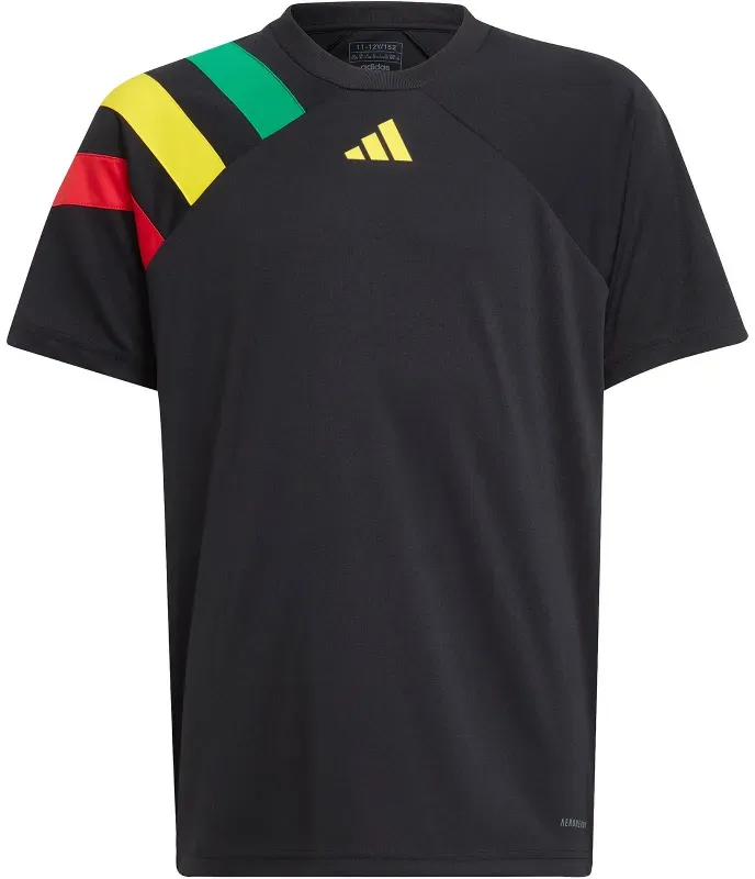 adidas Fortore 23 Trikot Kinder IK5730 - black/team green/team yellow/team colleg red 176