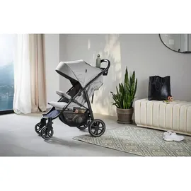 Graco Buggy Eezefold DLX mit Einhand-Faltmechanismus, & Becherhalter - Lunar