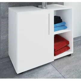 VCM Holz Badmöbel Badunterschrank Flandu lll Drehtür