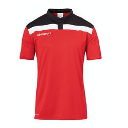 uhlsport Offense 23 Poloshirt rot/schwarz/weiss XL