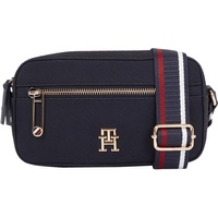 Tommy Hilfiger Damen Umhängetasche Iconic Camera Bag Twill Klein, Blau (Space Blue), Onesize