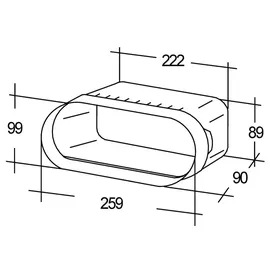 Vogt OptimAIRo 150 Adapter N35198 auf Bora-System - weiß