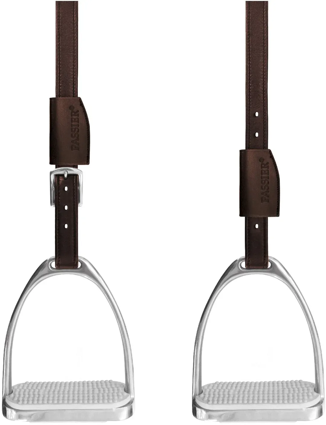 PASSIER Mono-Steigbügelriemen Velvet Touch havanna 50 cm