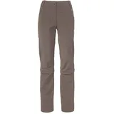 Vaude Farley Stretch Capri T-Zip III Zip-Off-Hose Braun 34