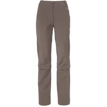 Vaude Farley Stretch Capri T-Zip III Zip-Off-Hose Braun 34