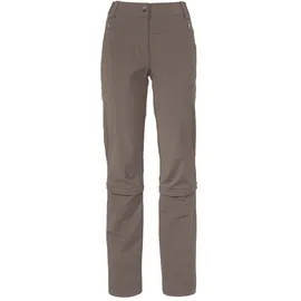 Vaude Farley Stretch Capri T-Zip III Zip-Off-Hose Braun 34