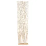 DESIGN DELIGHTS Paravent RAUMTEILER "WAVE", Weidenholz, 170x40cm (HxB), Paravent, Trennwand beige