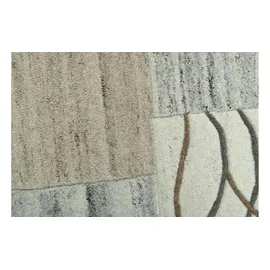 THEKO Wollteppich ¦ grau ¦ Wolle ¦ Maße (cm): B: 90 H: 1
