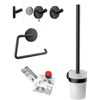 EMCO WC-Bürstengarnitur Round Schwarz (439813300)