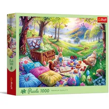 Trefl – Picknick auf der Wiese – 1000 Teile – DIY-Puzzle, kreative Unterhaltung, klassisches Puzzle für Erwachsene und Kinder ab 14 Jahren