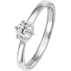 Viventy 769761 Verlobungsring Silber 925 Antragsring Zirkonia Damen-Ring, 56/17,8
