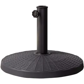 Aktive Schirmständer Aus Polyresin, Ø38-48 mm, - Black - 44.5 x 33 cm,