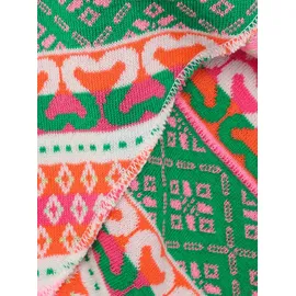 Zwillingsherz Maralda Dreieckstuch Grün/Orange/Pink