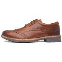 Hush Puppies Jayden Brogue Herren formelle Schnürschuhe, hautfarben, 42 EU - 42 EU