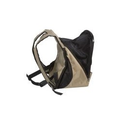 Rucksack oder Bauchsack Sandfarben für kleine Hunde