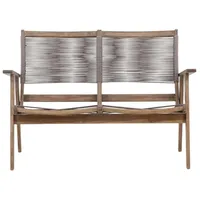 VCM ebuy24 Little John Gartensofa 2 Person Braun