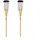 Hi Gartenfackel Bambus 2er Set H 56 cm