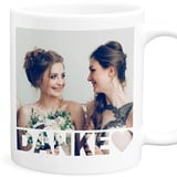 Trauzeugin Geschenk Dankeschön Tasse Danke personalisierte Fototasse mit Foto Hochzeit Brautjungfer Trauzeuge Kaffeetasse aus Keramik