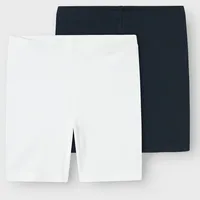 NAME IT Nkfvivian 2P SOLID SHORT LEGGING Noos, Dark