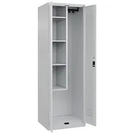 Californian Products CP Putzmittelschrank Classic Plus 080100-00 S10008 lichtgrau 4 Fachböden 60,0 x 50,0 x 185,0 cm, aufgebaut, 1 St.