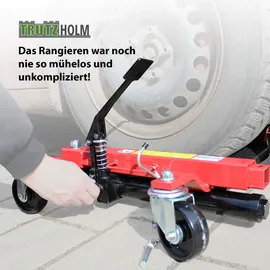 Baumarktplus 4x hydraulische Rangierhilfe Wagenheber Rangierroller Rangierwagenheber