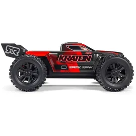 Arrma 1/16 Mini KRATON 3S DSC 4X4 RTR – Brushless Speed Monster Truck – 80+ km/h High-Speed Basher – Schwarz/Rot