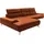 Musterring Wohnlandschaft MUSTERRING "MR 2490 Ecksofa mit erstklassigem Sitzkomfort, Long-Life-Leder", braun (cognac, b), B:342cm T:207cm, Sofas, Wohnlandschaft, Bronze-Fuß Sitzhöhe 46cm, wahlweise mit Funktionen, Maße 342 x 207 cm