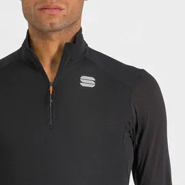 Sportful Thermodynamic Mid Zipped Tee Schwarz L
