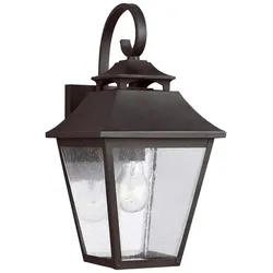 Galena Outdoor Wandleuchte Zobel Feiss FE-GALENA2-M-SBL