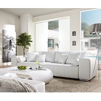 DELIFE Big-Sofa »Marbeya«, Weiss 290x110 cm mit Schlaffunktion Big-Sofa weiß