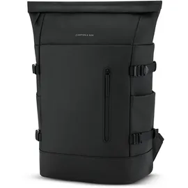 KAPTEN & SON Helsinki Pro Rucksack Schwarz