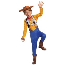 Metamorph Kostüm Toy Story – Woody Kostüm für Kinder, Der gute Cowboy aus den Pixar-Animationsfilmen gelb 122-128