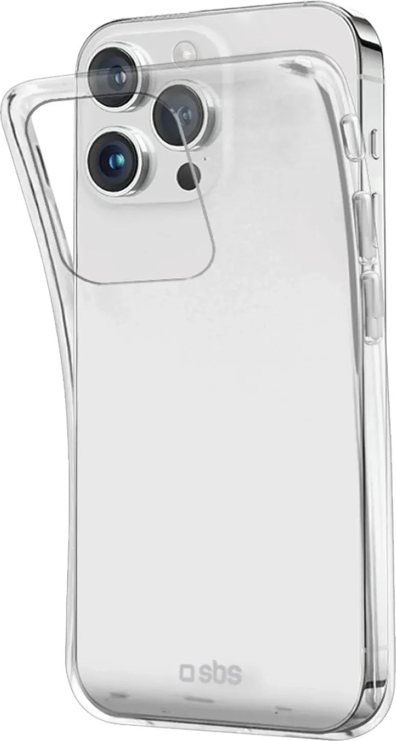 SBS Skinny Cover iPhone 15 Pro Max transp. (iPhone 15 Pro Max), Smartphone Hülle, Transparent