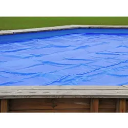 GRE Abdeckplane, Breite: 403 cm, Polyethylen (PE) - blau
