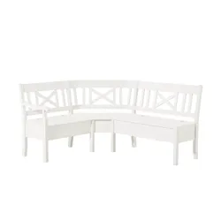 maison bleue Truheneckbank  massiv Florian ¦ weiß ¦ Maße (cm): H: 93