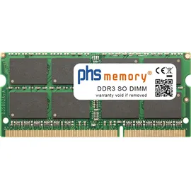 PHS-ELECTRONIC PHS-memory 8GB RAM Speicher kompatibel mit Synology DiskStation DS918+ DDR3 SO DIMM 1600MHz PC3L-12800S