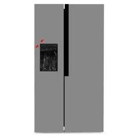 Gorenje NRR9185ESXL Side-by-Side (566 l, 1786 mm hoch, Edelstahl)
