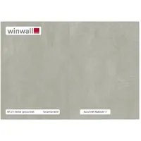 winwall Duschrückwand Duschrückwände ALU-Verbundplatte Dekor: Beton gespachtelt, (1-tlg), Wandverkleidung aus Alu grün 19 cm x 27 cm