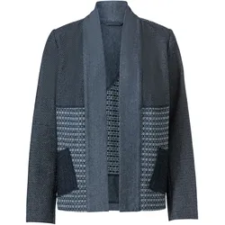 Baumwoll-Mix-Jacke, Muster blau, 40
