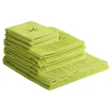 Sansibar Sylt Handtuchset 5-tlg. grün