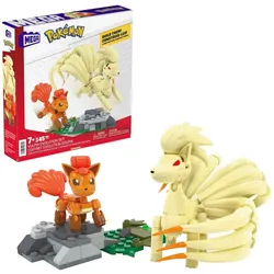 Mattel HTH79 - Mega - Pokémon - Vulpix Evolution Set, 145 Teile