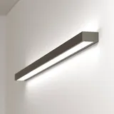 lampenwelt.de LED-Wandleuchte Mera, Breite 120cm, schwarz, 4000K