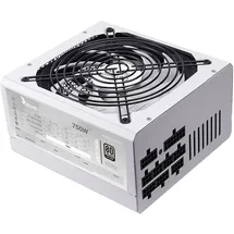 Mars Gaming MPZE750M, Modulares ATX 750W Netzteil, 10 Jahre Garantie, 80Plus Silber +87% Wirkungsgrad, 140mm FDB AI-RPM Lüfter, DC-DC und SMD Technologien, Japanische 105o Kondensatoren, Weiß