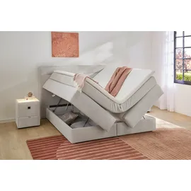 Jockenhöfer Boxspringbett SIMONE, 180 x 200 cm - hellgrau