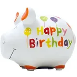 Wurm Happy Birthday Spardose 12,5 cm