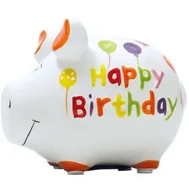 Wurm Happy Birthday Spardose 12,5 cm