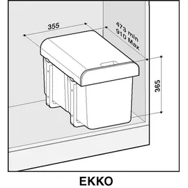 EKOTECH EKKO.20 32 l Schwarz