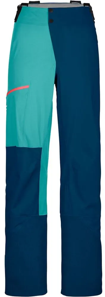 Ortovox 3L Ortler Pant Women - Hardshellhose - S - petrol blue